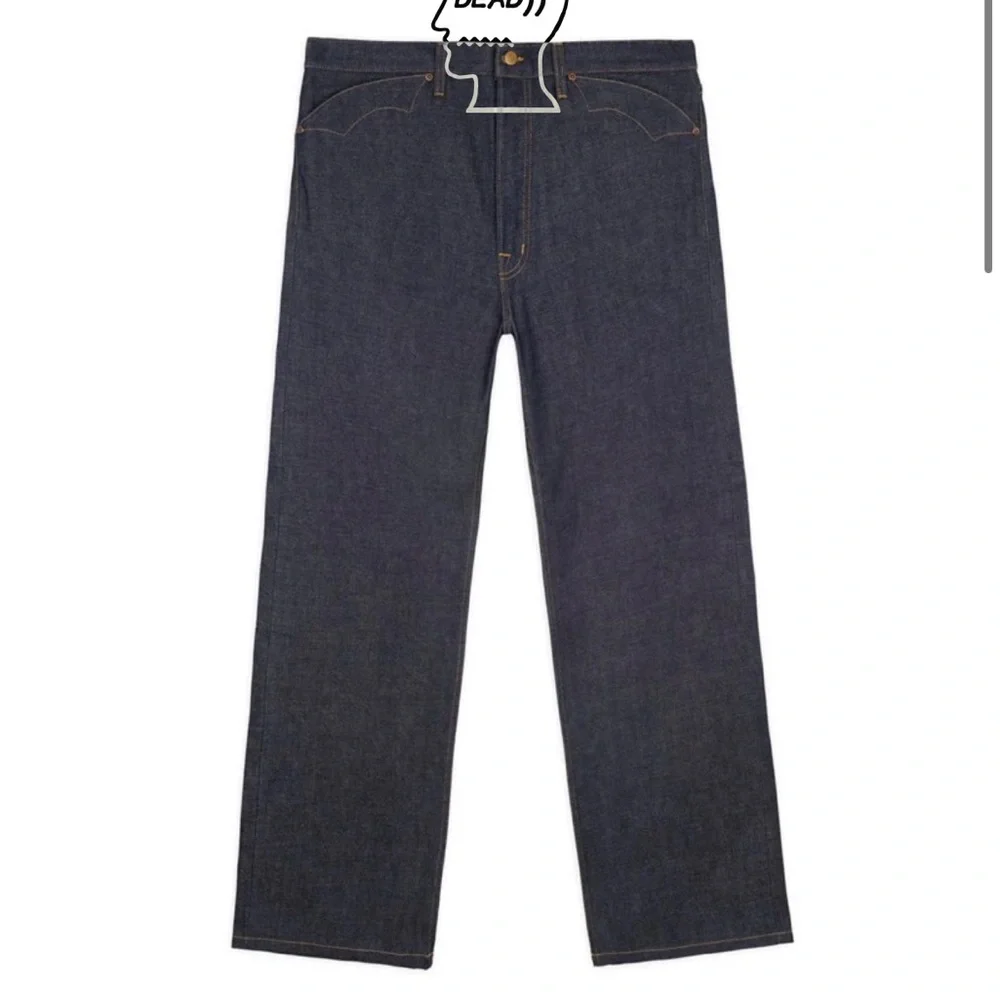 BRAIN DEAD Type 00 15 oz Selvedge Denim Jean - Picture 1 of 10